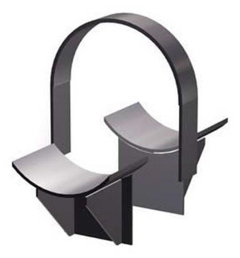 Опора неподвижная хомутовая бескорпусная Т11.29 720, Ст. 3, серия 4.903-10